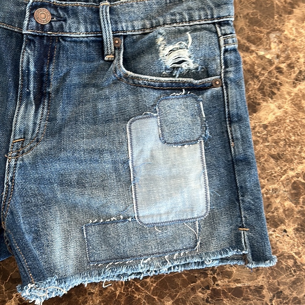 Gap 1969 Patchwork Denim Shorts - image 2